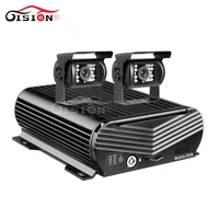 2pcs 1080p rear view ahd dvr camera wifi gps hdd 4ch hard disk video recorder car dvr for bus forkit truck 2tb 256g sd storage