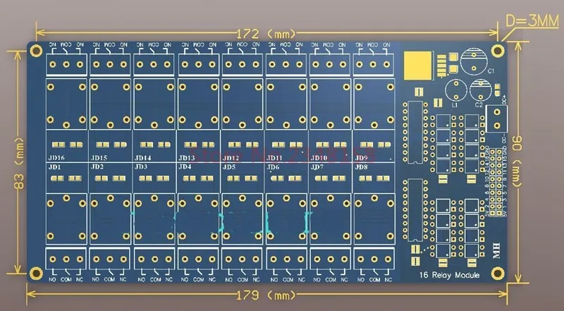 Thinary Electronic 5 в 16 канальный релейный модуль для arduino ARM PIC AVR DSP электронная релейная