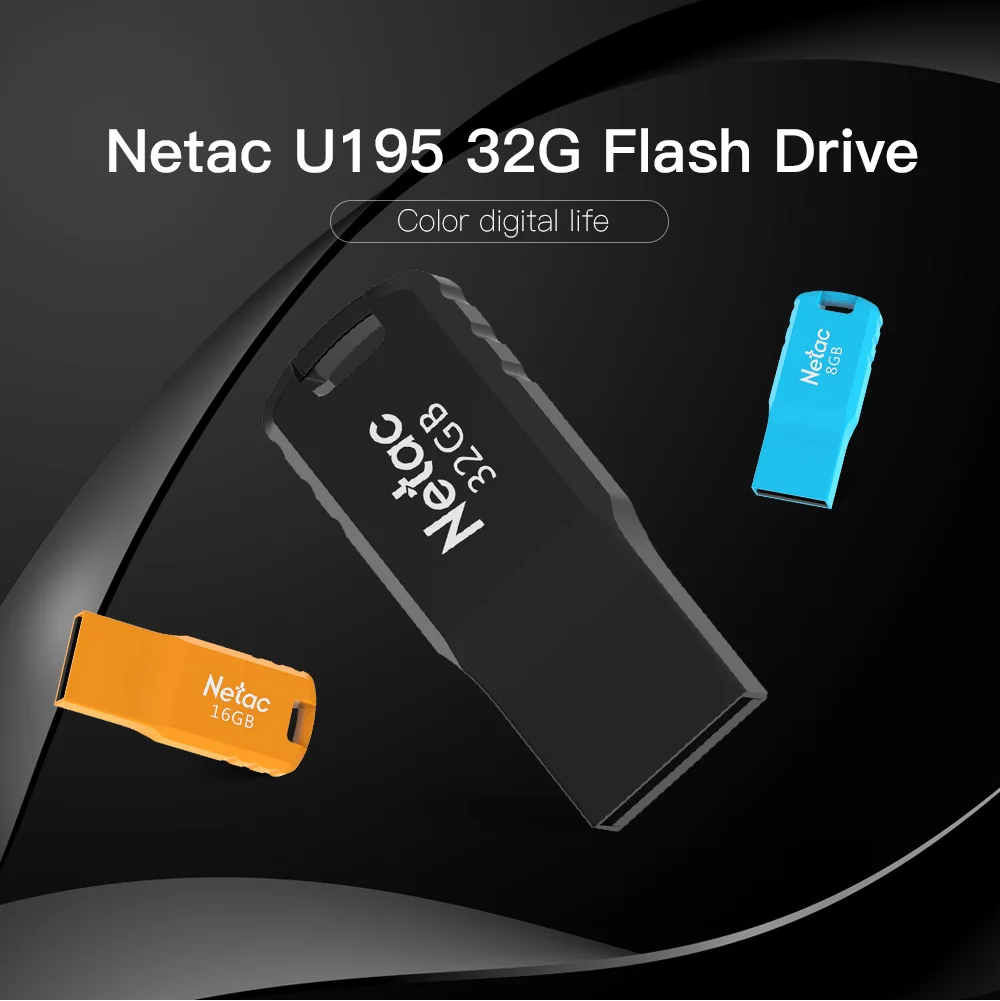 USB-флеш-накопитель Netac U195 8-32 Гб USB 2 0 | Компьютеры и офис