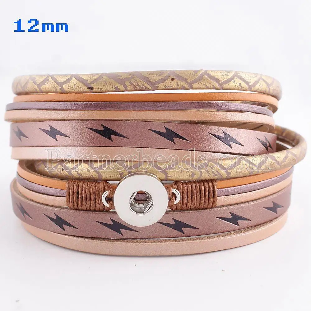 Partnerbeads 40 см 1 кнопка 12 мм из искусственной кожи металлические кнопки шармы