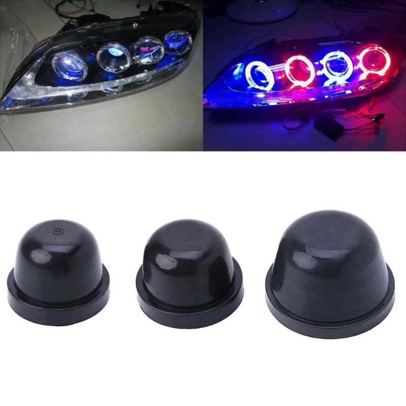 

Rubber Waterproof Dustproof LED Headlight Car Dust Cover Sealing Headlamp Cap