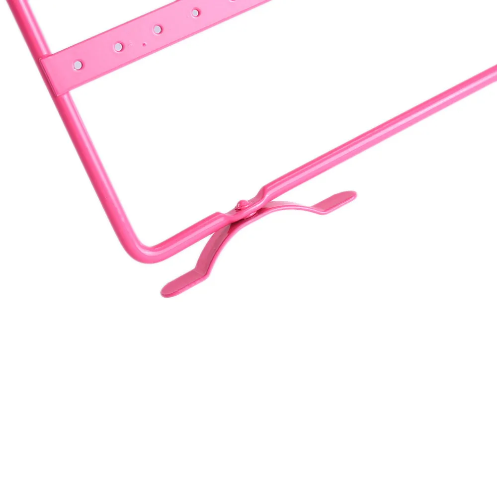 

2016 Increase Good quality 10 Hooks 48 Hole Earrings Necklace Jewelry Display Metal Stand Rack Holder Home Organizer