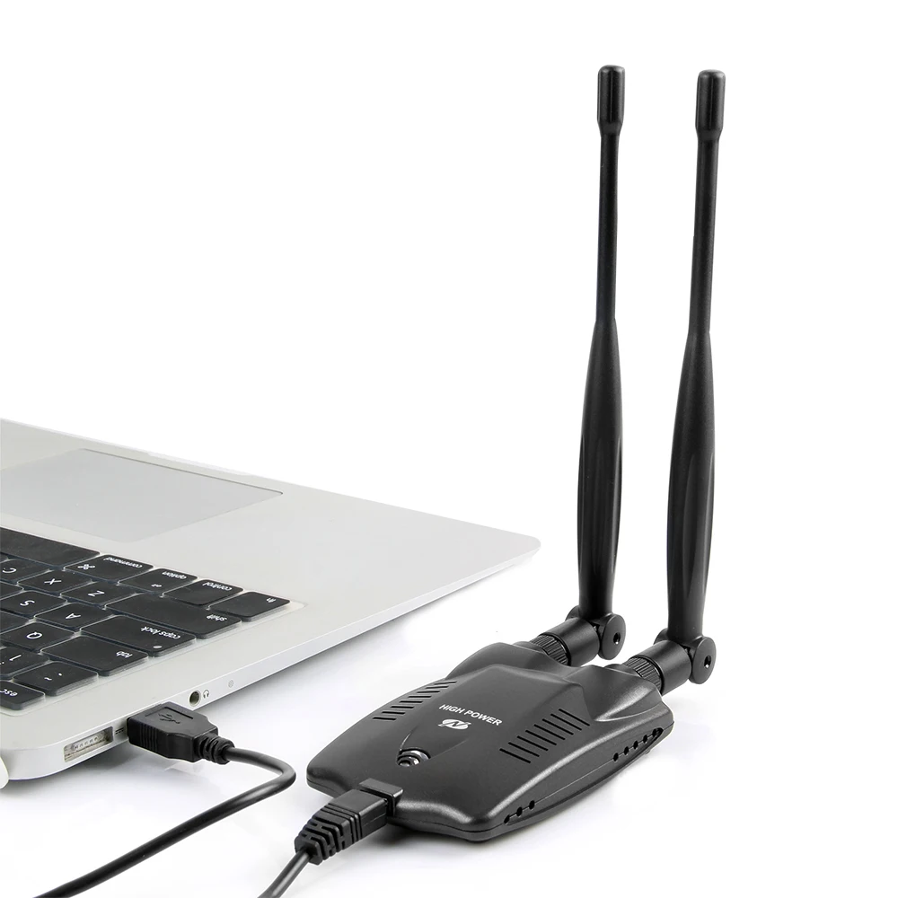 Wireless WiFi Adapter High Power Dual wifi Antenna 5dB 150Mbps Network Card USB Receiver Adaptador | Компьютеры и офис