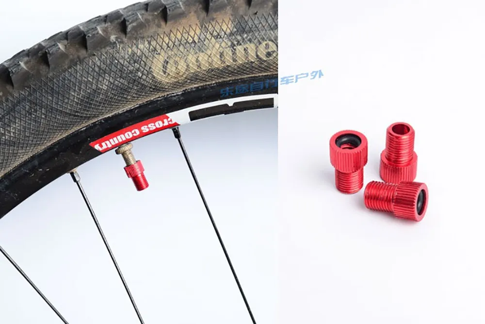 2 шт MTB Дорожный Велосипед Presta To Schrader Клапан адаптер Аксессуары для велосипеда FV to AV SV инструменты для преобразования ремонта Американский клапан