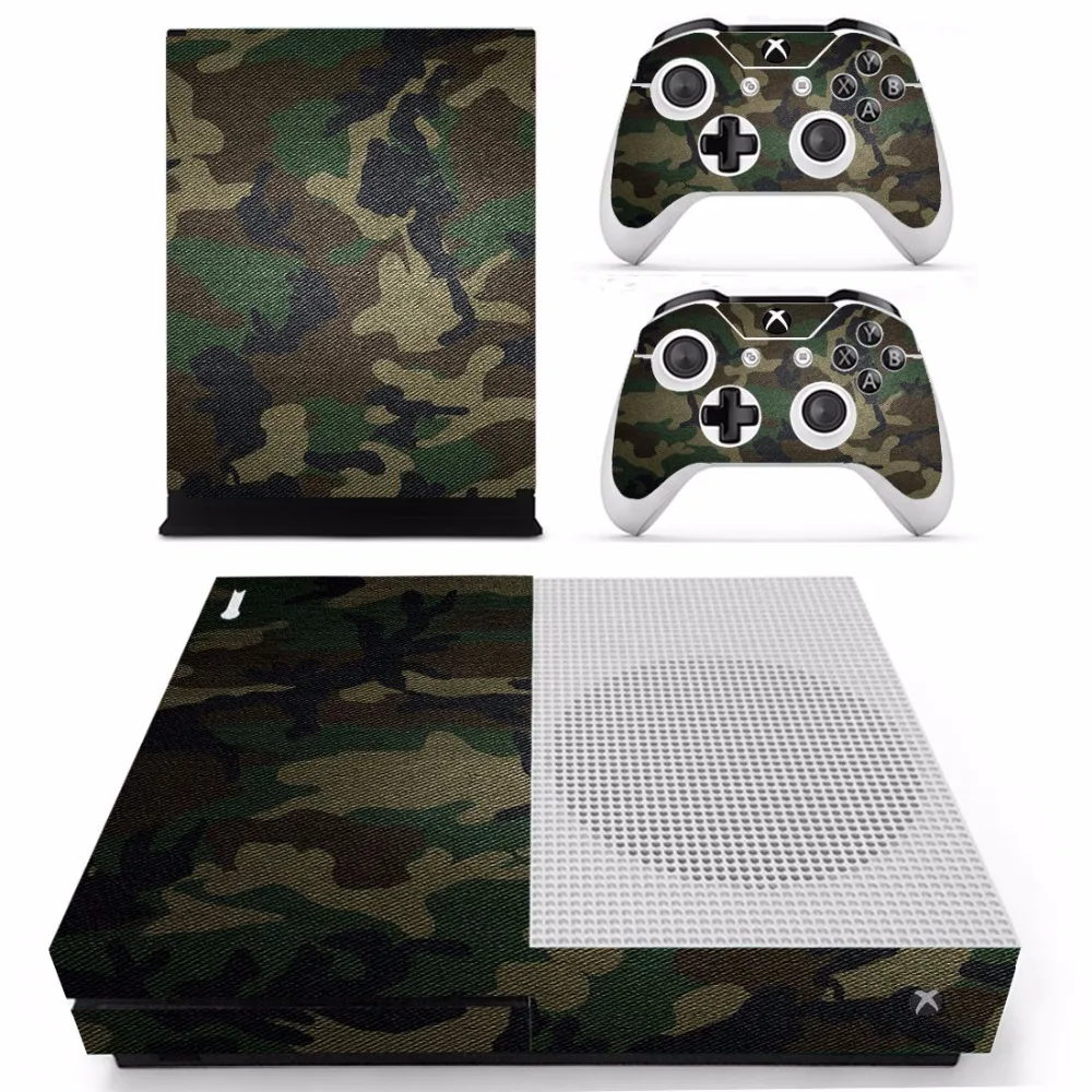 Новые камуфляжные наклейки для консоли Xbox One S и контроллеров тонкие виниловые