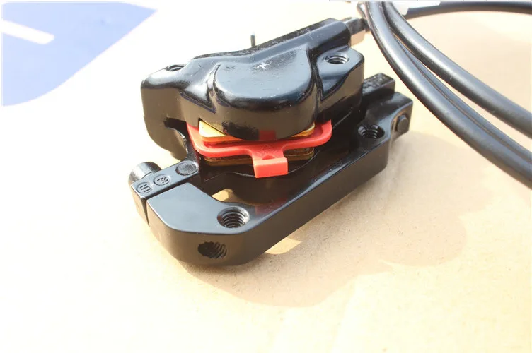 Гидравлический тормоз Shimano BR M395 BL M396 передняя 85 см и задняя 130 черный