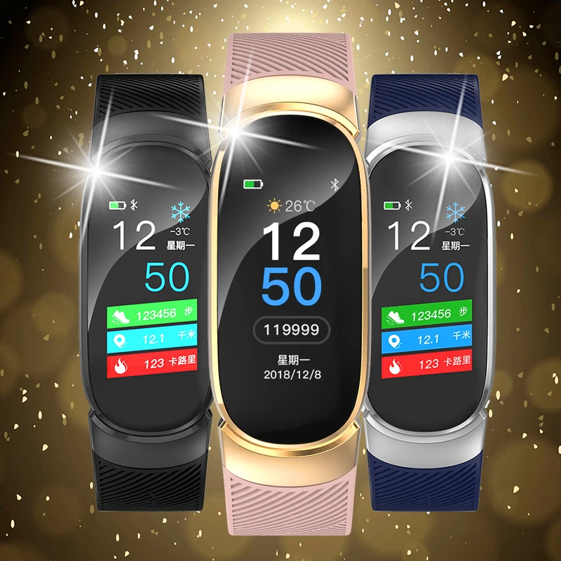 Смарт браслет с цветным экраном артериального давления смарт монитор сердечного