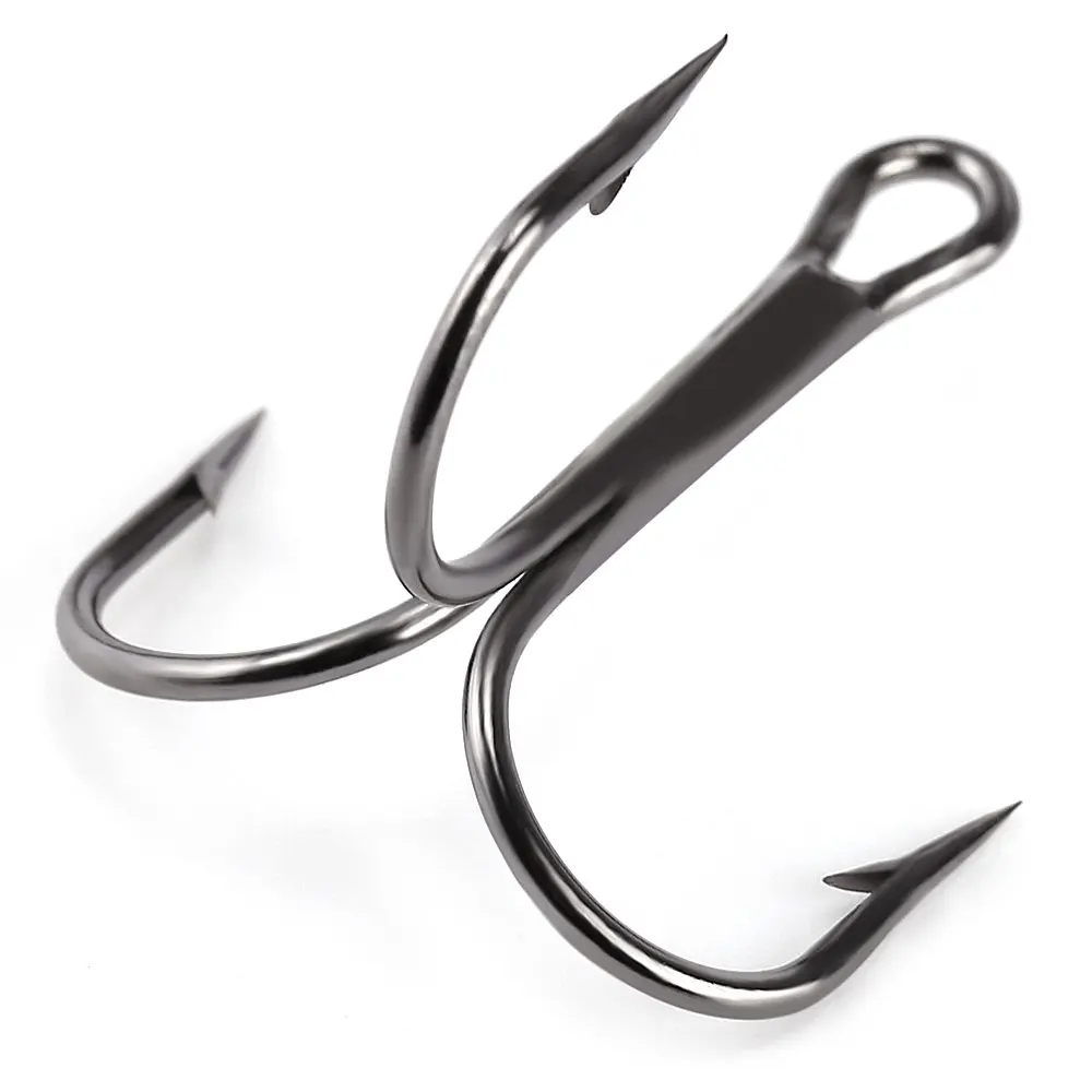 Рыболовные снасти Outlife 100 шт. заостренные тройные Крючки рыболовные инструменты 4