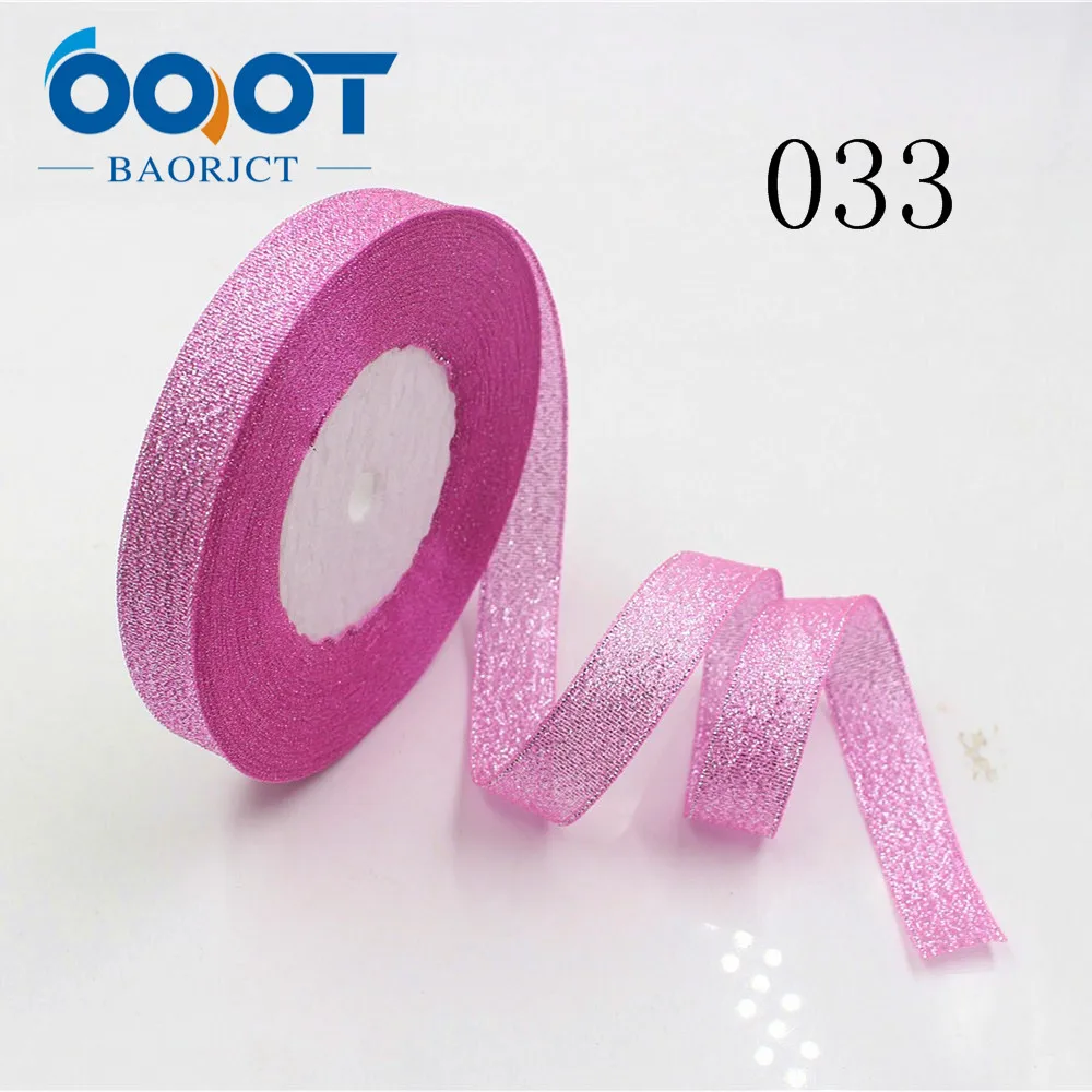 OOOT BAORJCT 1710185 33 цвета 15 мм Блестящая лента Рождественская тесьма для свадьбы