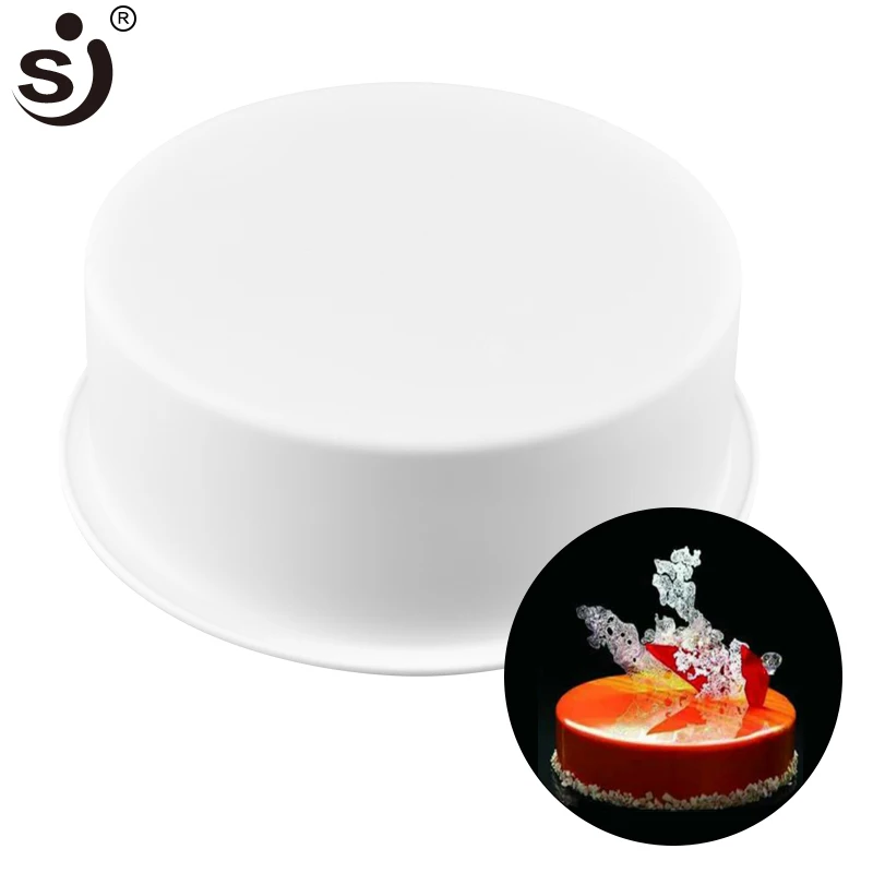 SJ 6 5 дюймов круглые силиконовые формы для выпечки пищи 3D торт Маффин чайник печь