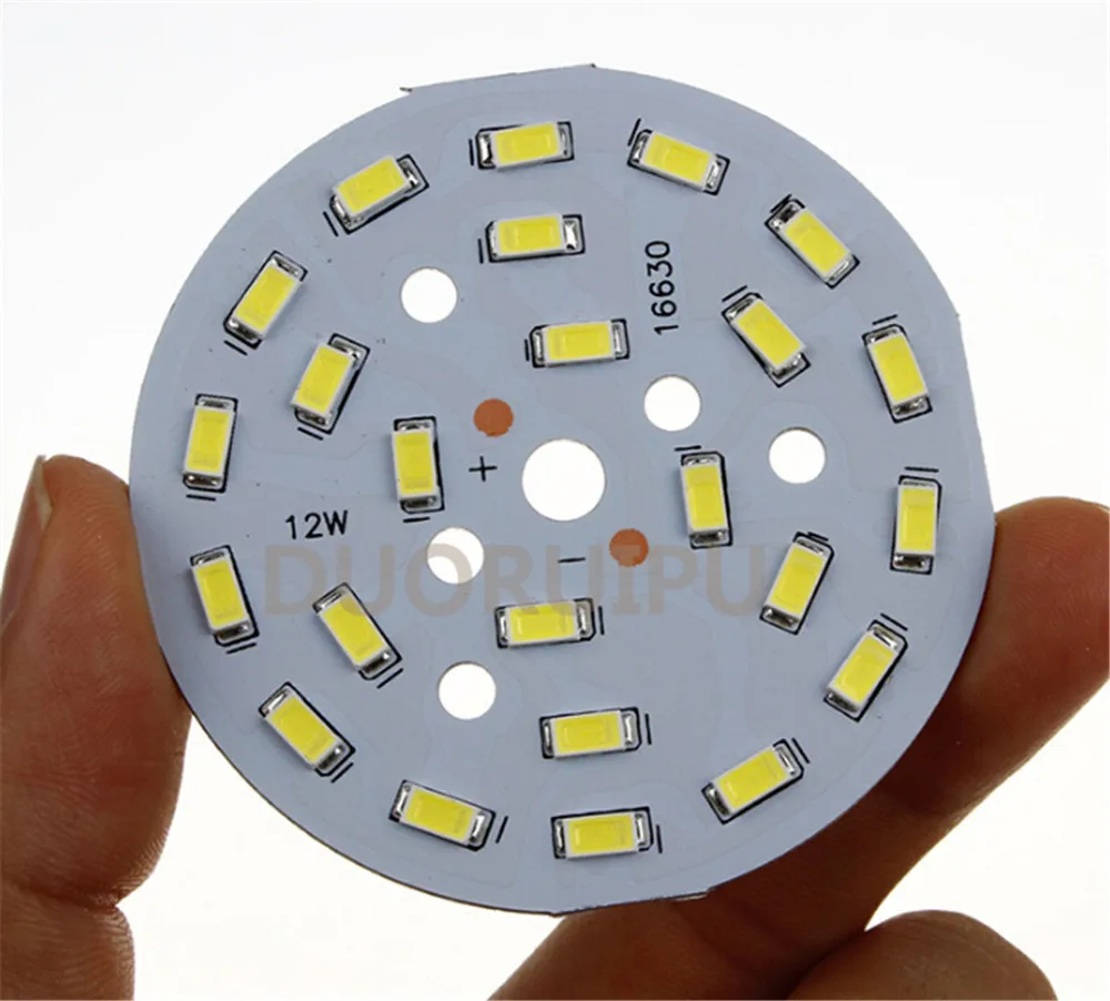 12 Вт SMD5730 Светодиодная лампа панель (пластина) Теплый 3000 k/белый 6000k 1200 1440LM