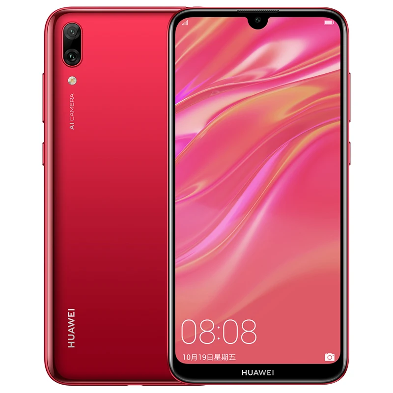 Huawei Enjoy 9 Y7 2019 смартфон с восьмиядерным процессором Snapdragon 450 6 26 дюйма 1520*720 P 4000