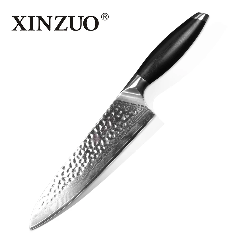 XINZUO 8 ''дюймовый шеф-повара Ножи японской дамасской Сталь Кухня ножи кухонные