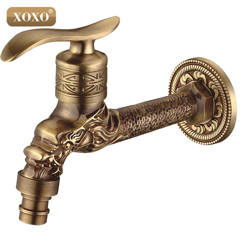 XOXO смеситель для стиральной машины кран в форме животного из античной бронзы с