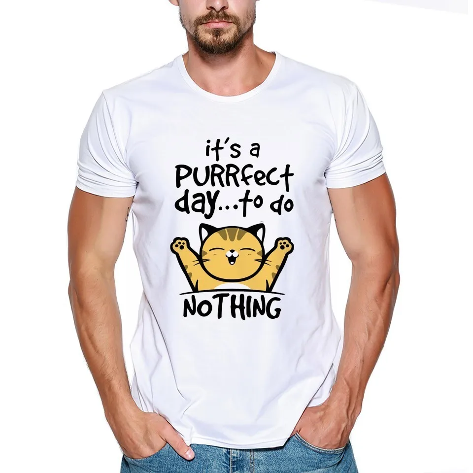 Это Purrfect день чтобы сделать ничего милый кот Для Мужчин's Одежда высшего