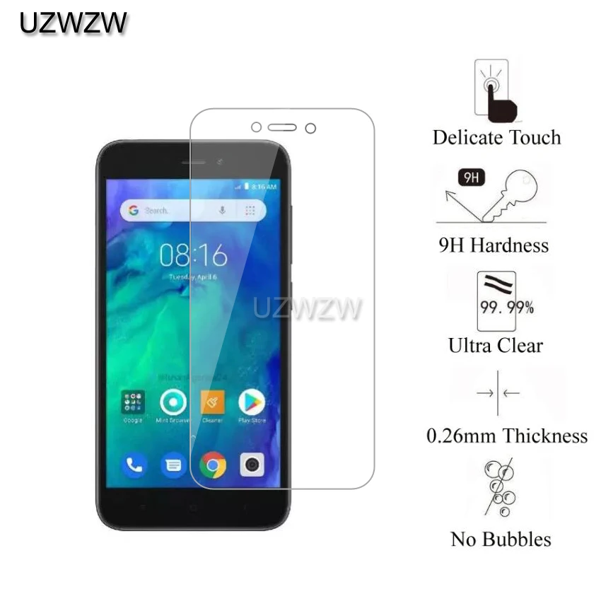 2 шт для Xiaomi Redmi Go 0,26 мм Премиум Закаленное стекло Защитная пленка, стекло для Xiaomi Redmi Go стекло