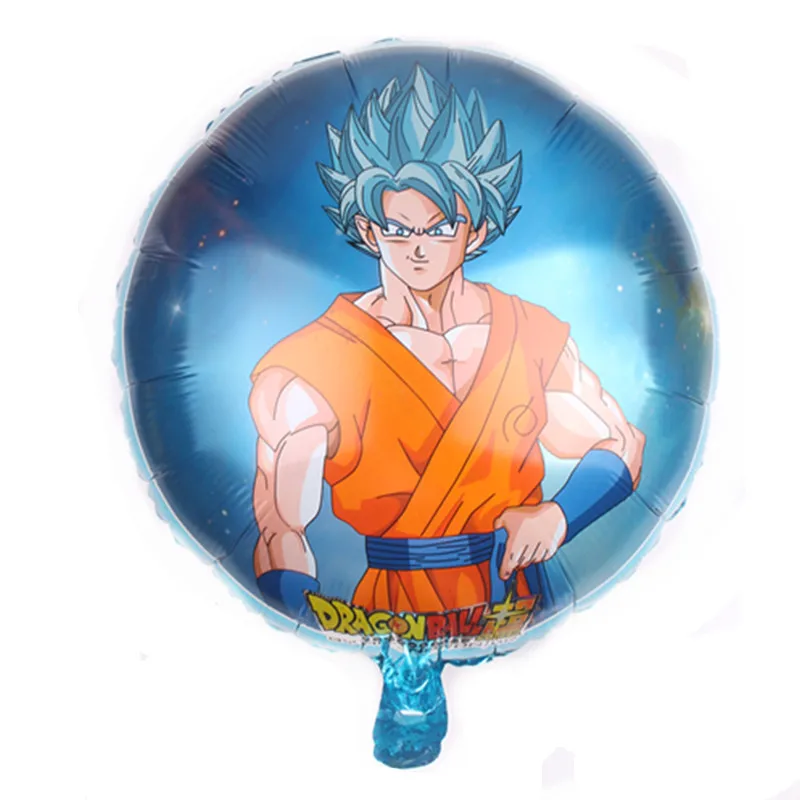 Goku Dragon Ball Z украшения на день рождения набор воздушный шар Холст Картина соломенная бумажная чашка тарелка ткани - Цвет: balloon A