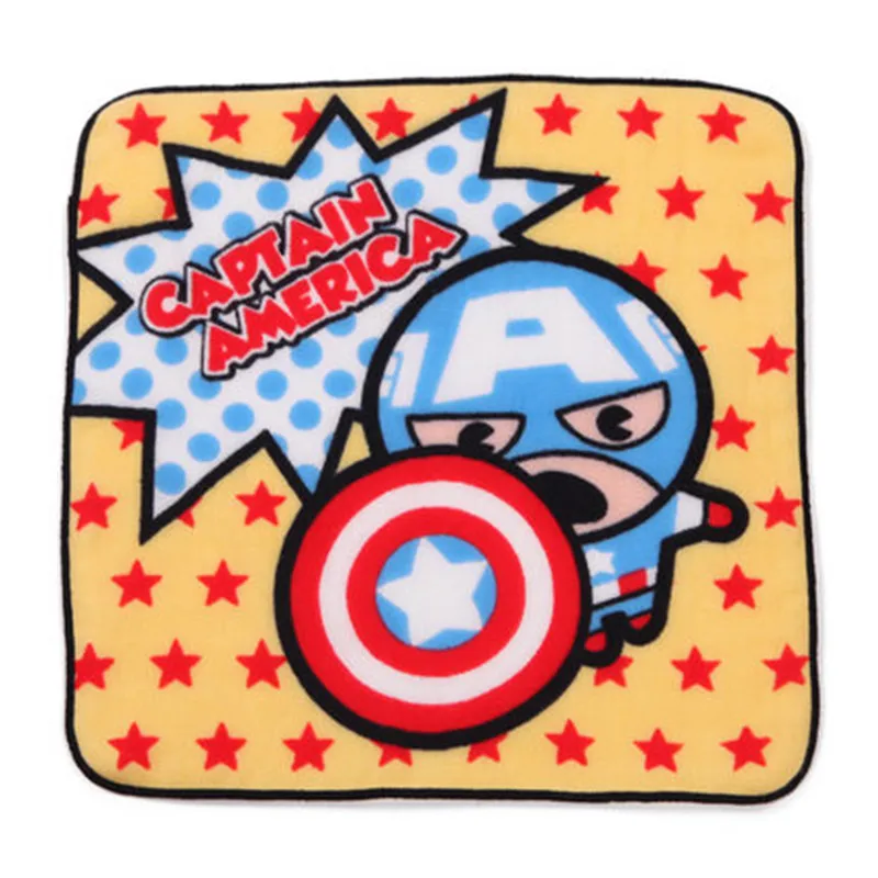 Marvel Железный человек квадратный шарф 100% хлопок марля лицо полотенце мультяшный