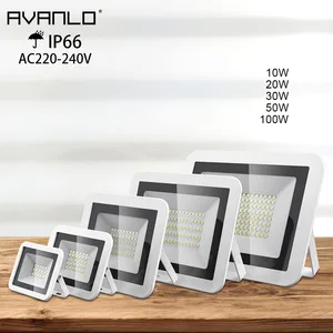 2018 Светодиодный прожектор 50 Вт 110 В 220 В 10 Вт 20 Вт 30 Вт Светодиодный фонарь-Рефлектор светодиодный наружный светильник садовая лампа новейшая