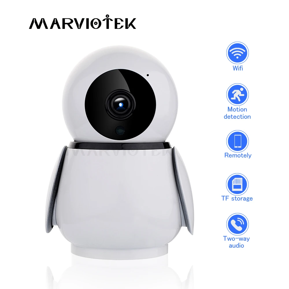 720P беспроводная IP камера WiFi Пингвин-образная ночного видения CCTV wifi 1080P
