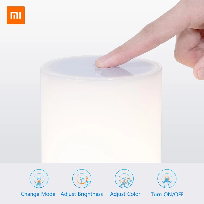 Xiaomi Mijia Yee светильник светодиодный умный Внутренний Ночной прикроватная лампа 16