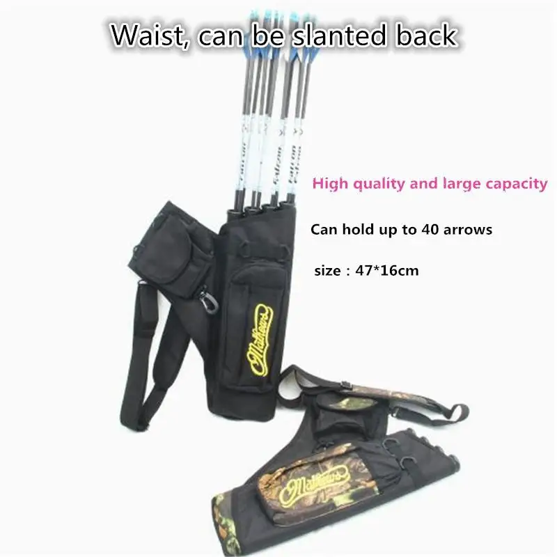 

Mounchain hunting Arrow bag 4 Tubes Arrow Quiver for Archery Hunting Arrows Holder Bag with Adjustable Strap hunting accessories