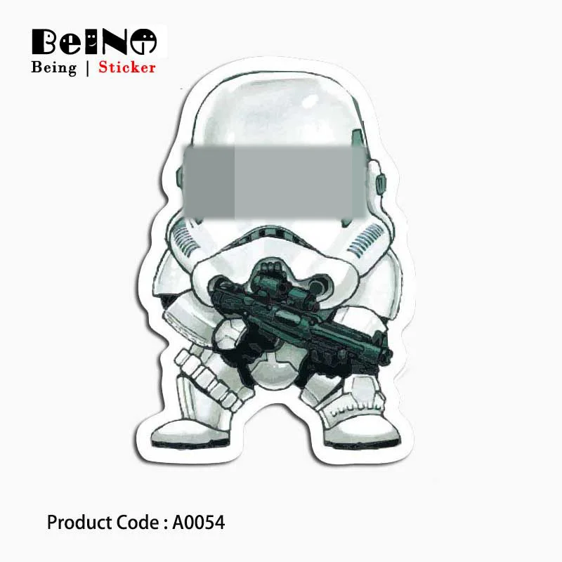 soldier sticker cool helmet ghost waterproof suitcase box laptop guitar luggage skateboard bicycle toy lovely A0036 stickers | Игрушки и
