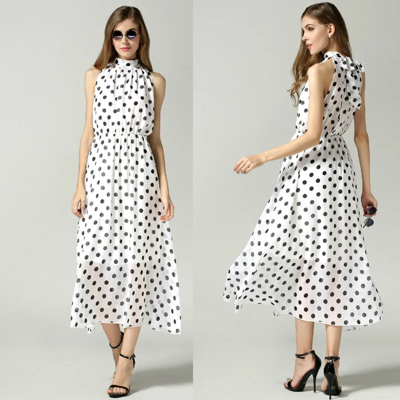 Vestidos Longos летнее платье шифон женщины бич Vestido лонго одеяние Vetement роковой длинные
