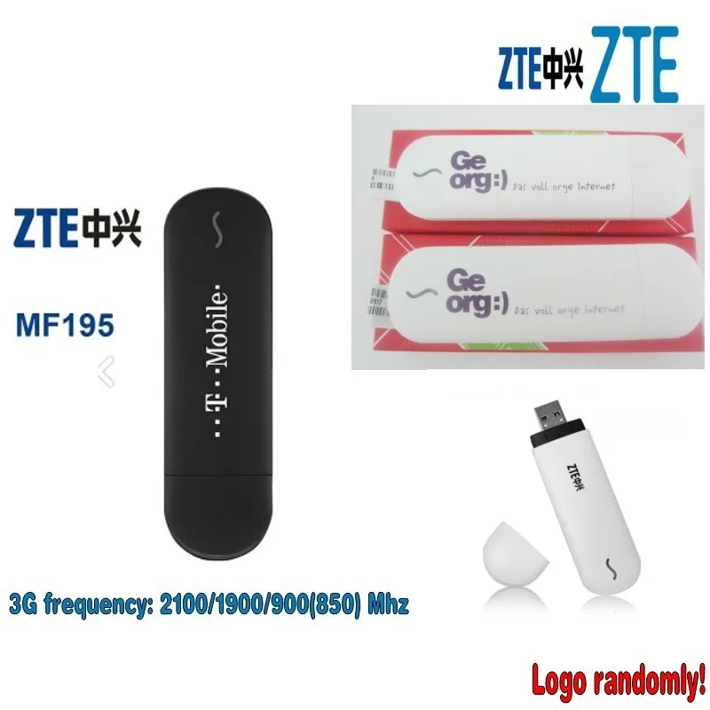 Оригинальный разблокированный USB модем ZTE MF195 HSDPA 3G 21 Мбит/с и кабель 3G|usb 3g dongle|zte usb