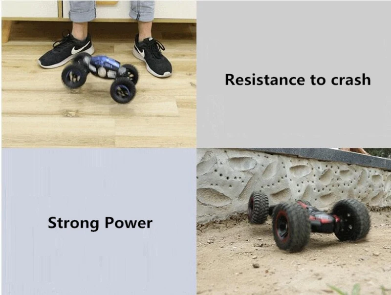 Лидер продаж Dual Side трюк Off Road беспроводной управление Радиоуправляемая машина игрушка 4WD22 4WD 80 м Высокое скорость All Terrain Электрический Дети RC игрушка