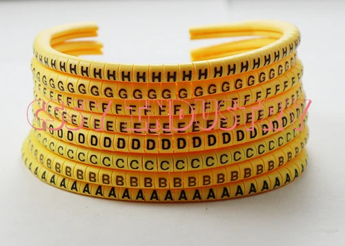 Freeshipping Φ (от 0 5 до 16 мм2) ABCDEFGHIJKLMNOPQRSTUVWXYZ 26 различных букв набор кабельных маркеров