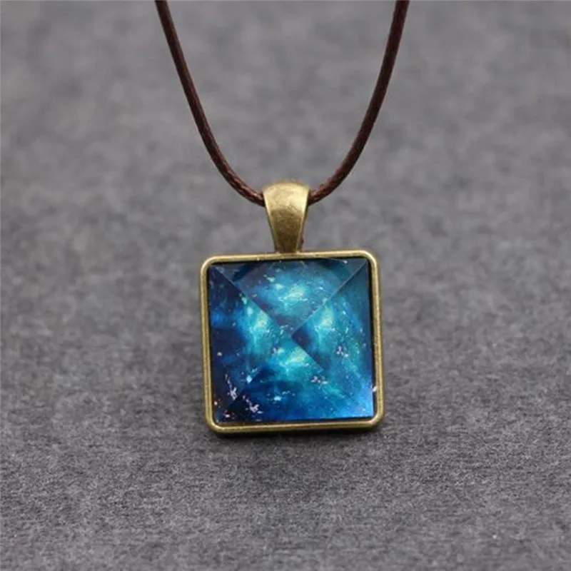 1 шт. светящаяся стеклянная цепочка с подвеской в готическом стиле | Украшения и