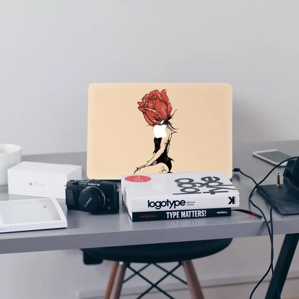 Розовая Виниловая наклейка для девочек DIY MacBook Air Pro Retina 11 13 15 дюймов ноутбука Mac с