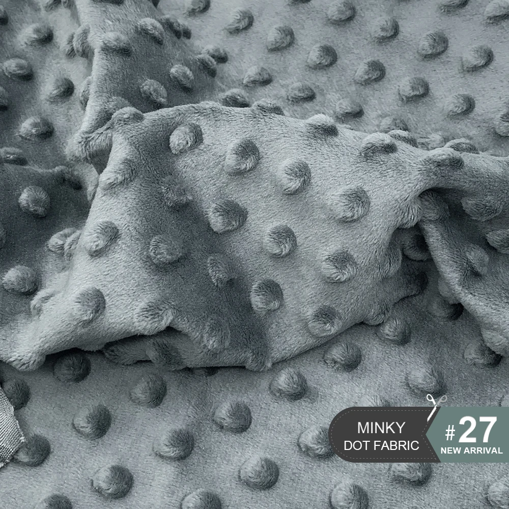 1 шт. 45x45 см 30 цветов супер мягкая ткань Minky Dot ручная работа шитье одеяло игрушки материал антипиллинг плюшевая ткань экологически чистая