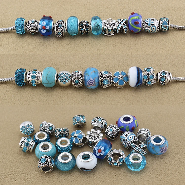 Креативный дизайн 23 шт./лот смешанные стильные хрустальные бусины сделай сам