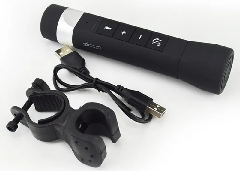 Динамик для велосипеда MP3-плеер USB TF слот кардридера езды аудио спортивный динамик с функцией Bluetooth Литий-ионный аккумулятор fm-радио светодиодный фонарик