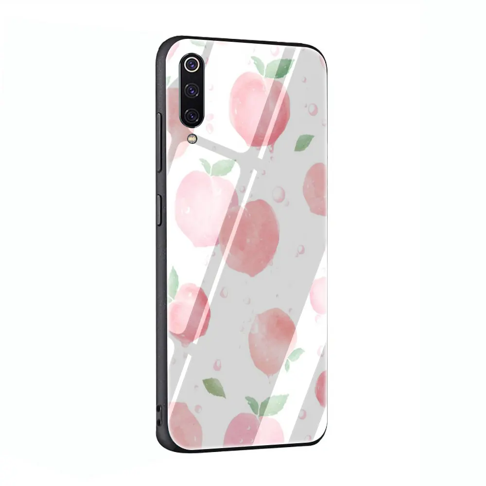 G7 Розовый персиковый чехол для телефона из закаленного стекла для Xiaomi mi 8 9 Красный mi 4X 6A Note 5 6 7 Pro Pocophone F1 - Цвет: G7