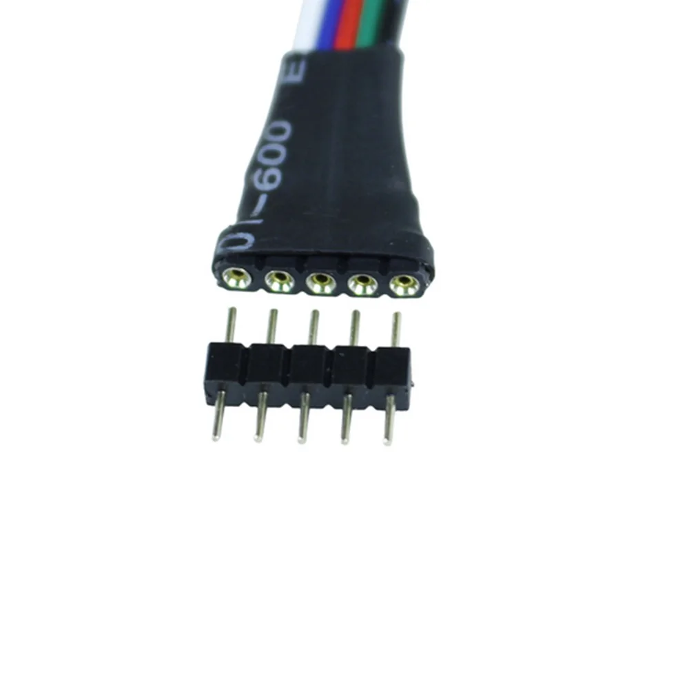 10 шт/4 шт 4 Pin/5 Pin коннектор RGBW адаптер штырь мужской тип двойной для RGB 5050 3528