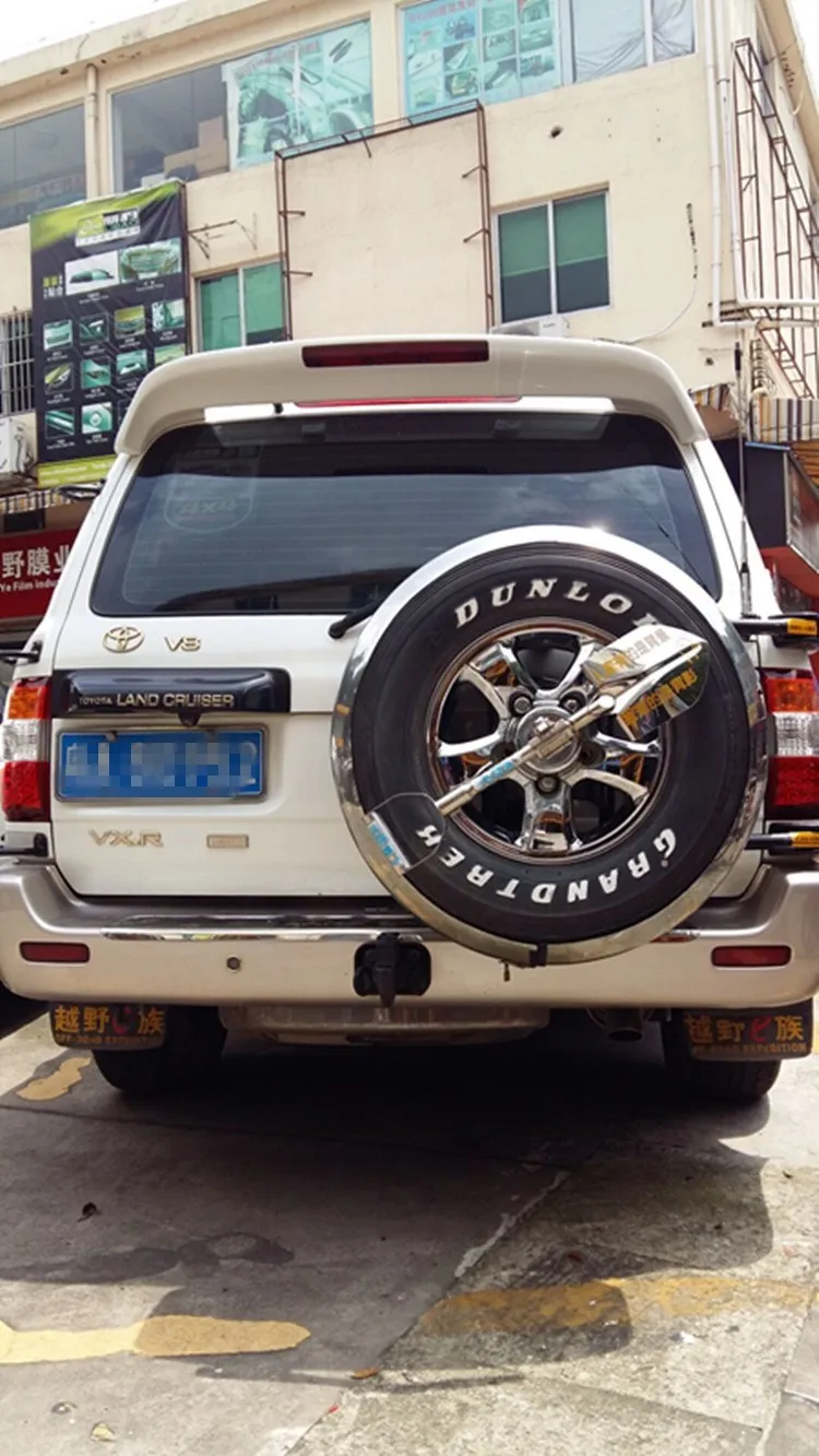 Osmrk Неокрашенный задний крышный козырек из АБС пластика спойлер для toyota Land cruiser