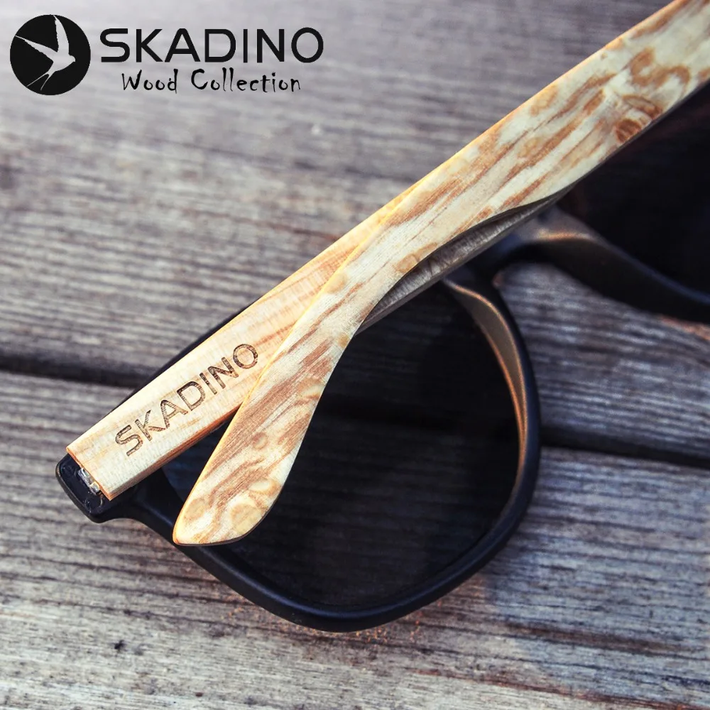 Солнцезащитные очки SKADINO UV400 из Букового дерева с поляризационными стеклами|brand sun