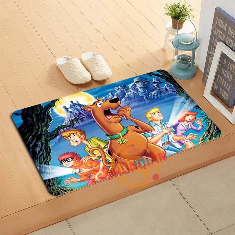 Изготовленный на заказ коврик для ванной Scooby Doo коврик для ног домашний декор коврики для ванной двери коврик для пола A320#138