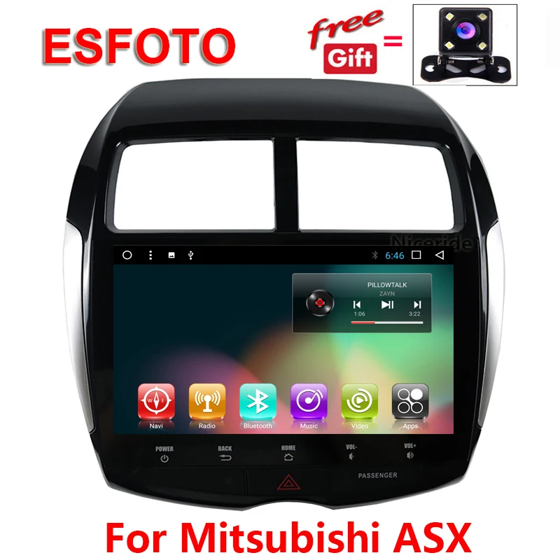 10 2 &quot2 Din Android 7 1 автомобильный gps радио для Mitsubishi ASX Citroen C4 Авторадио навигации