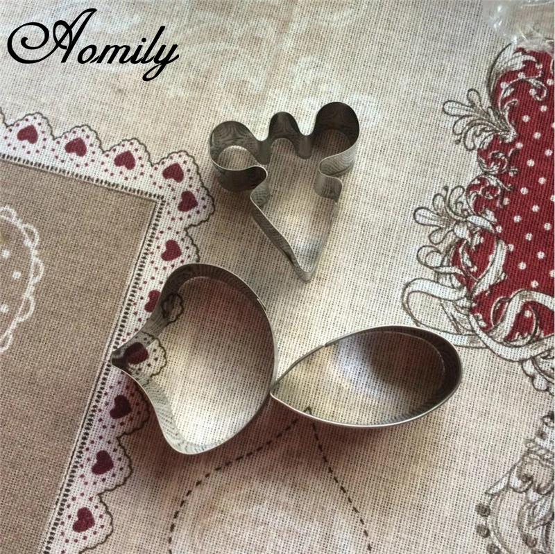 Aomily DIY 3 шт./компл. Орхидея шаблон для цветов из мастики Лепесток выпечки резак