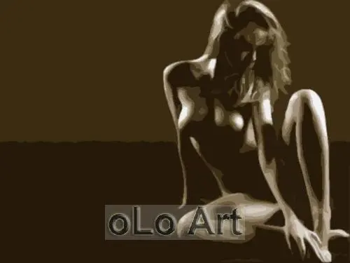 Сексуальная обнаженная женщина девушка Современный Холст Поп Искусство Ручная