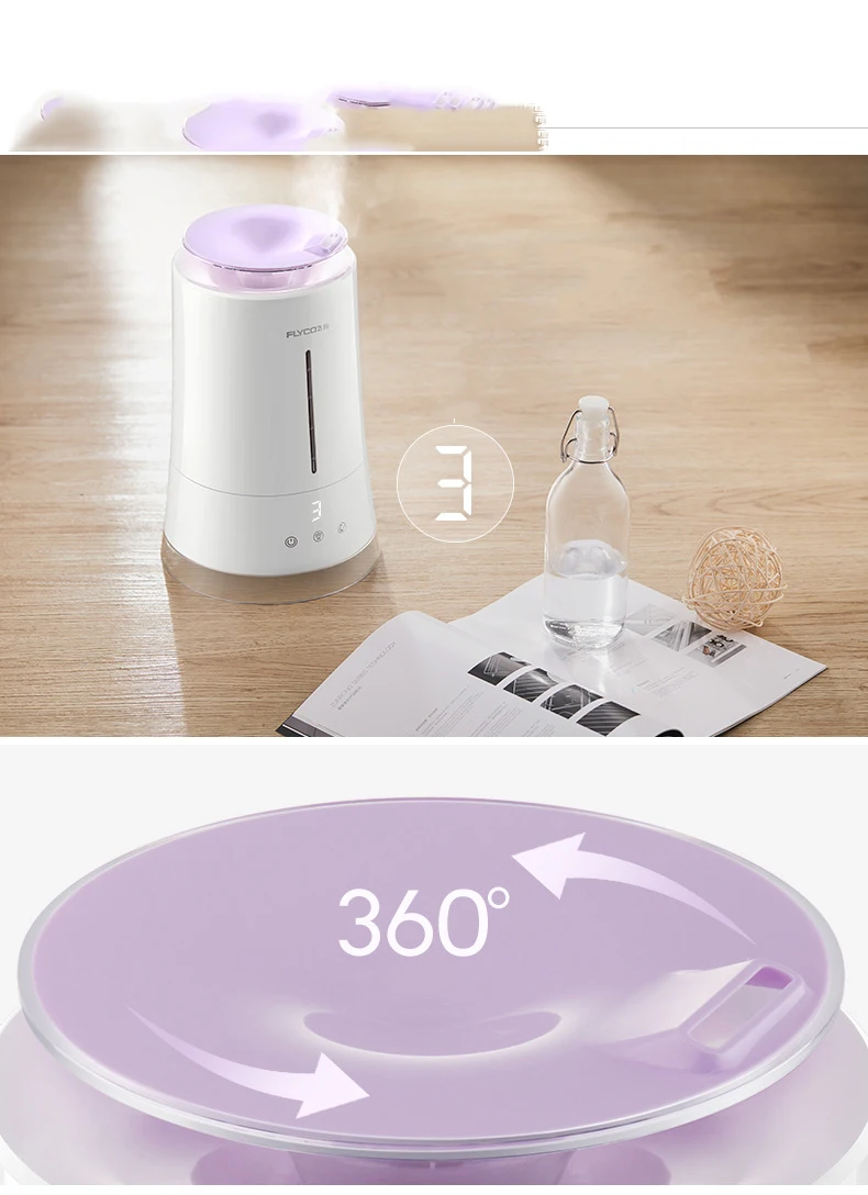 2019 Original ABS Mini Humidifier for your home Air dampener Ultrasonic Sterilization Touch Control Household Q001 | Бытовая техника