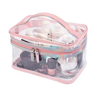 clear waterproof cosmetic toiletry bag travel necessary pvc makeup pouch case organizer beauty storage accessories supply supply