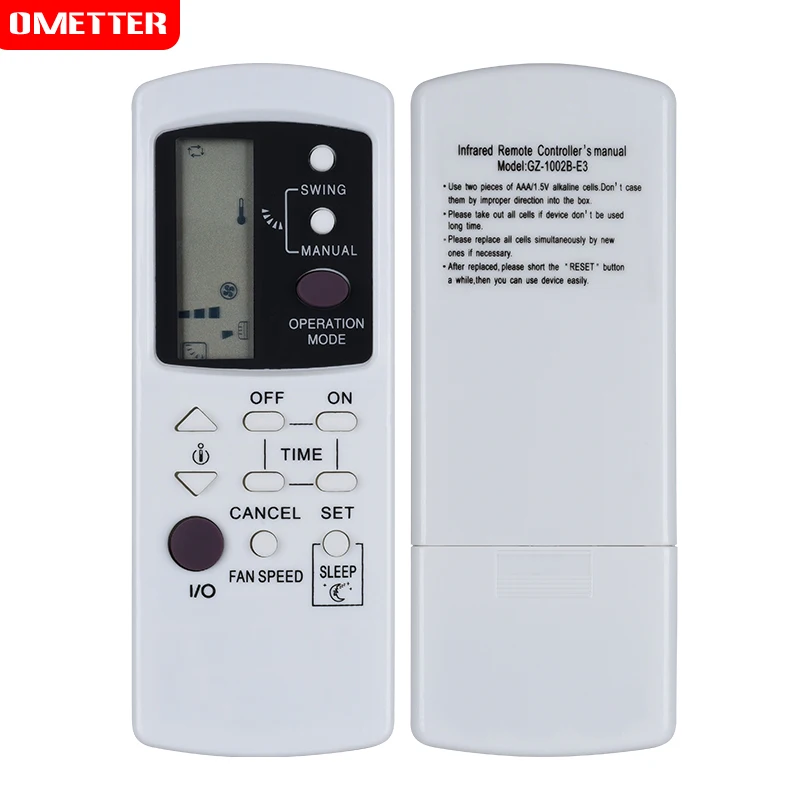 

Mayitr 1pc Universal Air Conditioner Remote Control Multifunction Conditioner Remote Control for Mistral GZ-1002B-E3