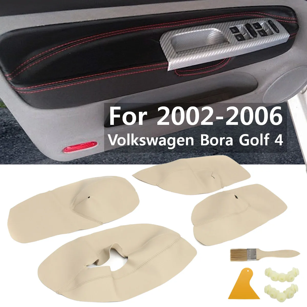 4 шт. панель для внутренней двери автомобиля подлокотник из микрофибры защитный