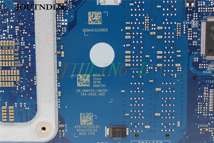 Joutndln для Dell Vostro 14 5468 7460 7560 Материнская плата ноутбука LA-D822P 6NY5G 06NY5G CN-06NY5G i5-7200U BKD40 DDR4