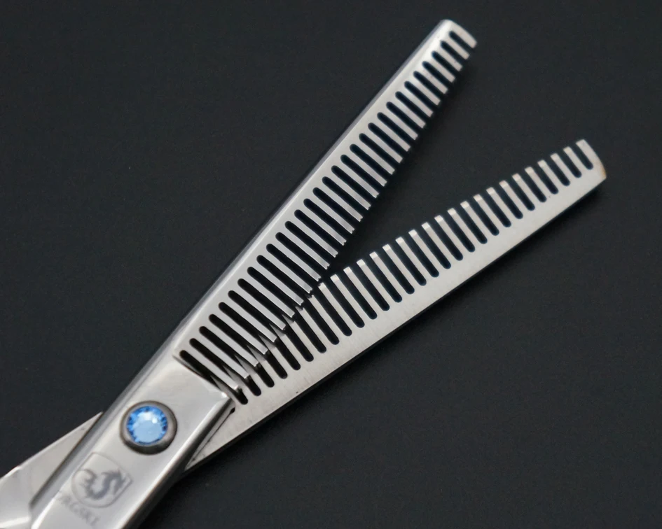

DRGSKL two-sided tooth 5.75 inch hair thinning scissors professional barber hair hairdressing scissors thinning shears
